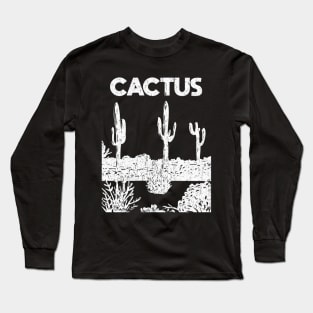 cactus style grunge Long Sleeve T-Shirt